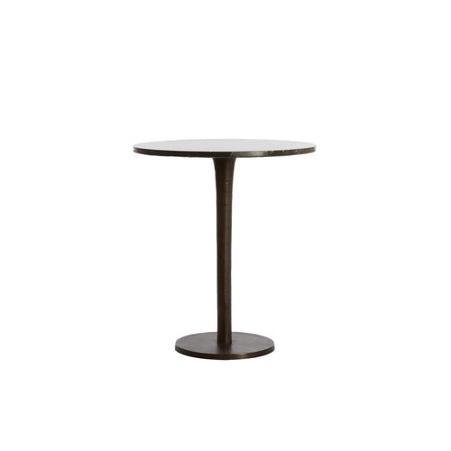 Light & Living bijzettafel Pazo - bruin - Ø48cm