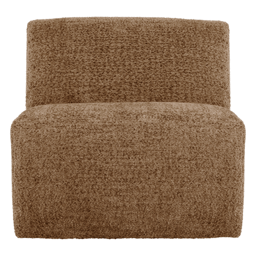 WOOOD 1-zits bank Mojo Base - Wollig - Honinggeel - 74x84x97