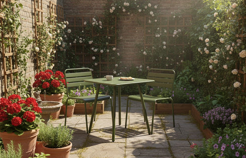 MaximaVida metalen tuinset Max olijfgroen 80 cm