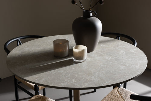 Rebellenclub  Lora Eetkamertafel - ø110 cm - Beige