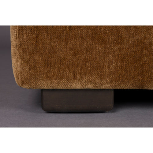 Dutchbone Douglas 3-zitsbank Velours Cognac Bruin - vtwonen shop