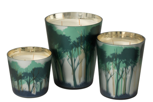 J-Line geurkaars Noa Bos - groen/goud - large - 95U - vtwonen shop