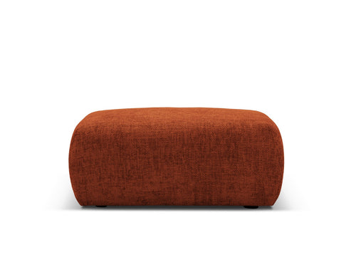 Cosmopolitan Design Poef Matera chenille, terracotta - 68x86x40cm