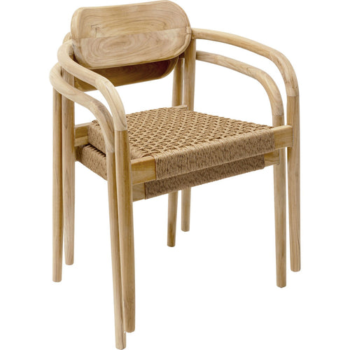 Kare Design Tuinmeubilair Bella tafel 180x90cm en 4 stoelen