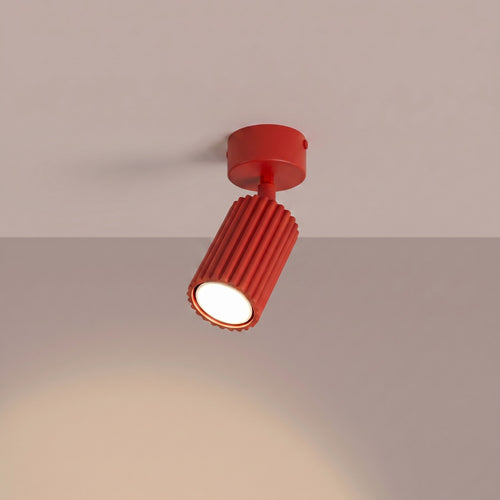 Sollux Lighting Plafondlamp KARBON 1 rood - 7x7x18cm