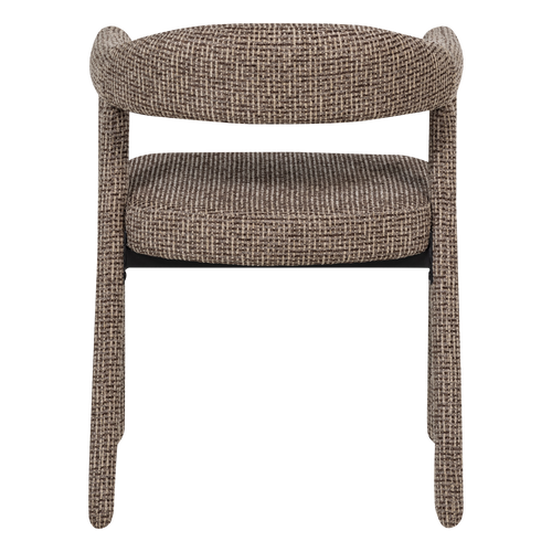 WOOOD eetkamerstoel armleuning bruin Sedo - Set Van 2 - 78x59x58