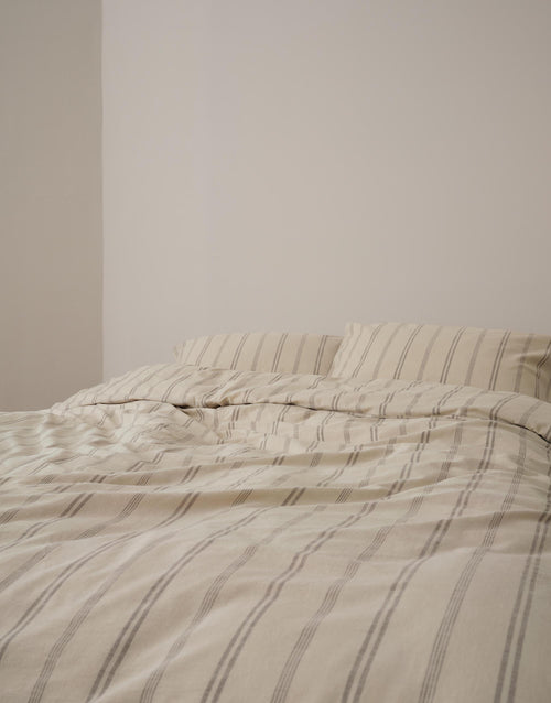 Marc O'Polo Olin dekbedovertrek - Eenpersoons – 140x200/220 cm - Oatmeal