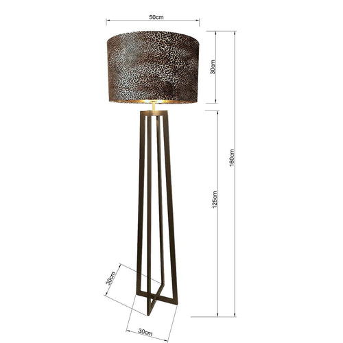 Kare Design Vloerlamp Wildlife 160cm