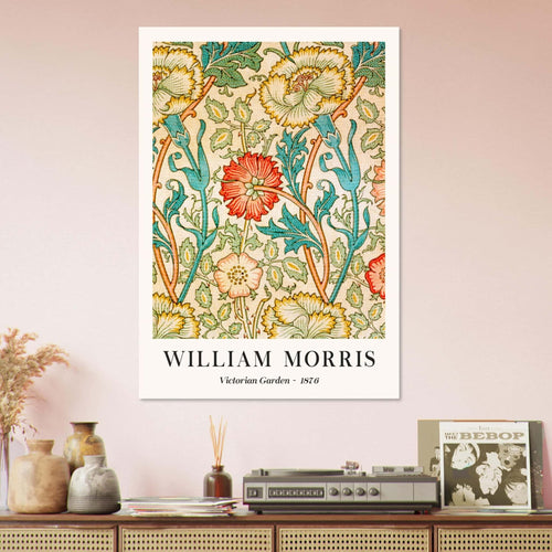 Artfulprints  William Morris - Victorian garden 1876   poster 30x40 cm - vtwonen shop