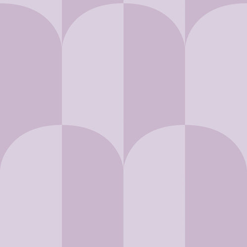 ESTAhome behang art deco bogen lila paars - 53 cm x 10.05 m - 139993 - vtwonen shop