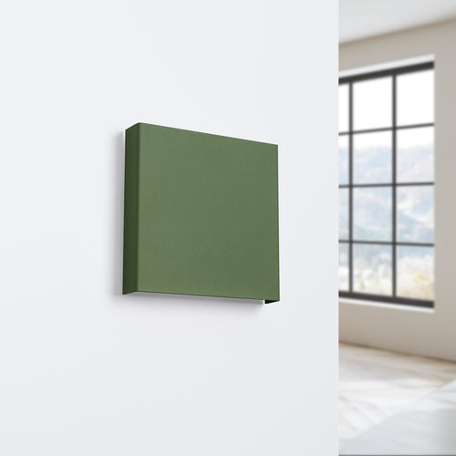 Sollux Lighting Wandlamp VANTA olijfgroen - 15x2,4x15cm