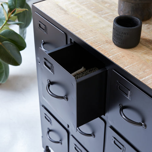 Tikamoon Metalen ladekast - Zwart - vtwonen shop