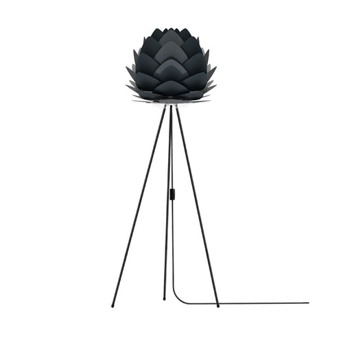 Umage Aluvia Medium vloerlamp anthracite grey - met tripod zwart - Ø 59 cm - vtwonen shop