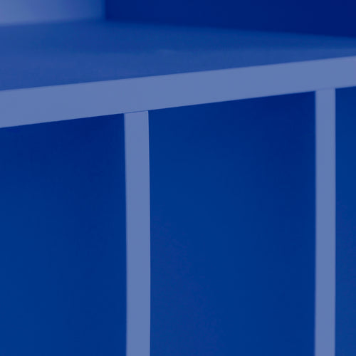 Kinderrek in blauw MDF