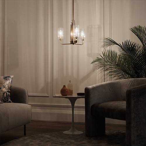 Elstead Kichler Kimrose Hanglamp met meerdere armen, geborsteld natuurlijk messing