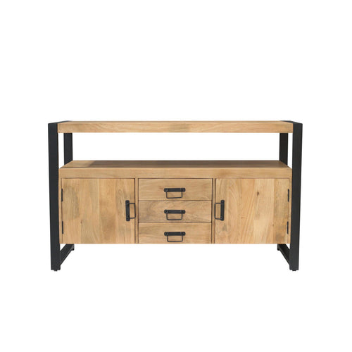 Starfurn Dressoir Britt - Naturel Hout - 135x45x80cm