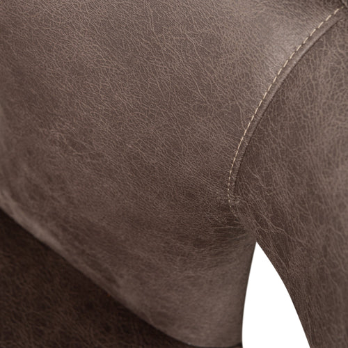 WOOOD eetkamerstoelen Permit - Leerlook - Zwart/Grijs - Set van 2 - vtwonen shop