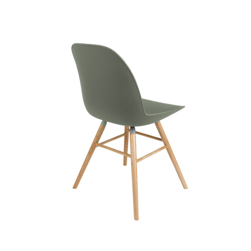 Zuiver Albert Kuip Eetkamerstoelen  Groen - Set van 2 - vtwonen shop