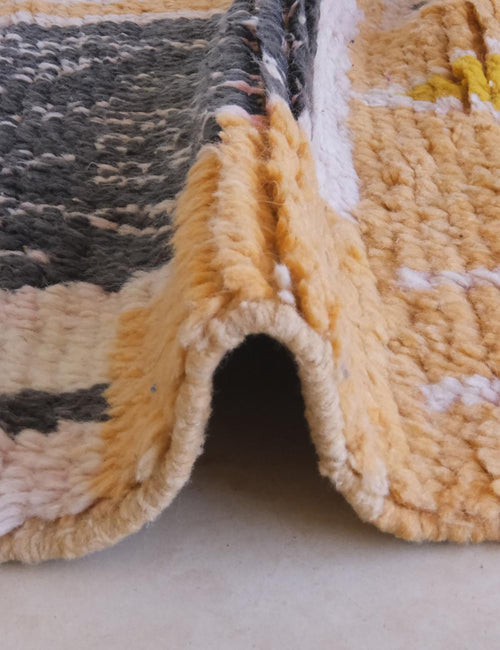 AFK Living vloerkleed Berber - handgemaakt - Wol - 77 x 375 cm