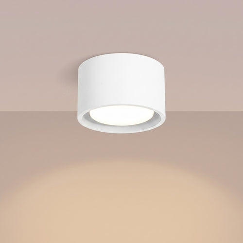 Sollux Lighting Plafondlamp MODO 1 wit Gx53 - 10x10x6cm