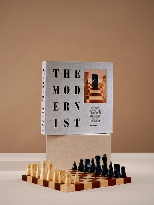 Printworks Spel - Chess Wood - The Modernist