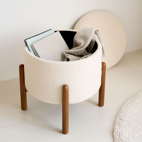 Petite Amélie Opbergpoef Cerise - Beige - vtwonen shop