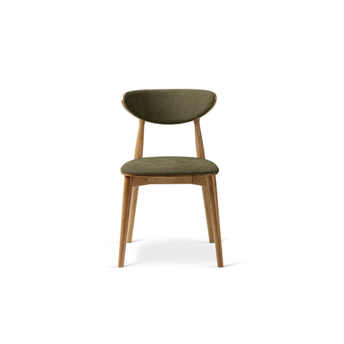 Set van 2 stoelen Rina chenille lichtgroen - 48x47.5x79cm