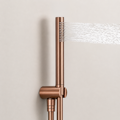 LOMAZOO inbouw regendouche Morea - met handdouche - koper