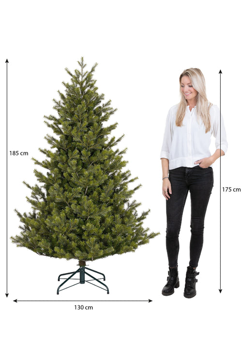 Black Box Trees Clive Kunstkerstboom - Kunst Kerstboom H185 x Ø130 cm - Groen