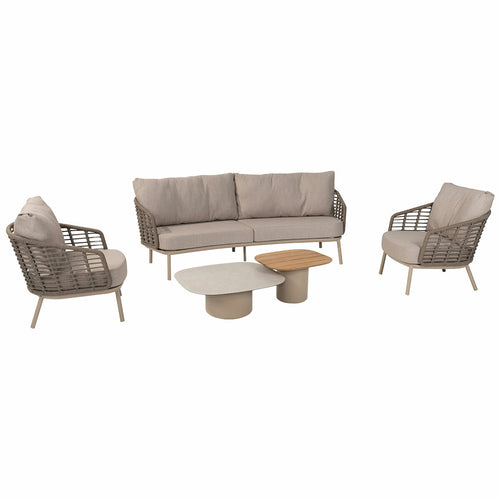 Taste by 4 Seasons loungeset Puglia Latte 5-delig - vtwonen shop