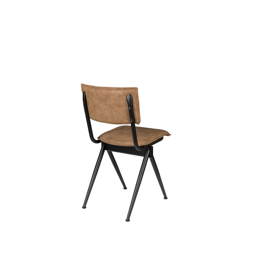 Dutchbone New Willow Eetkamerstoelen Bruin - Set van 2 - vtwonen shop