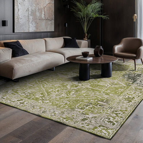 Louis De Poortere vloerkleed Olive Wood - groen - 170x240cm - vtwonen shop