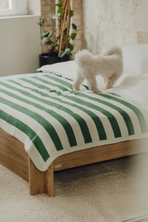 noo.ma ONU Katoenen deken - Forest Green - vtwonen shop