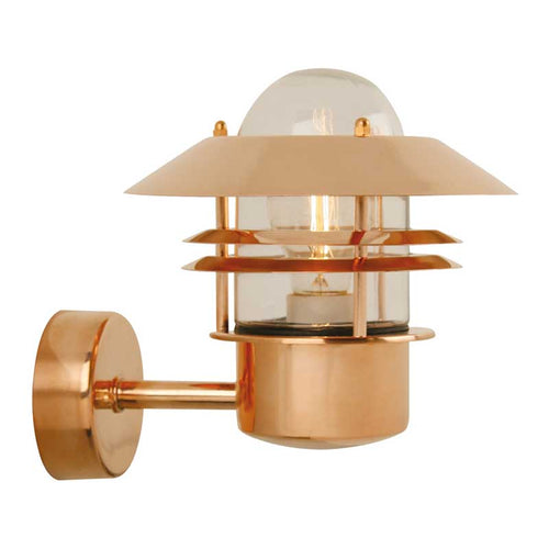 Nordlux Blokhus Wandlamp Buiten | E27 | IP54 | Koper | Seaside - vtwonen shop