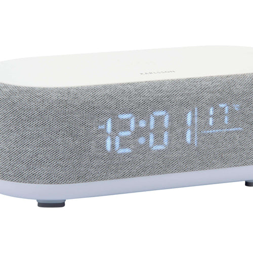 Karlsson wekker Vogue - grijs - 19.8x9.8x7cm - vtwonen shop