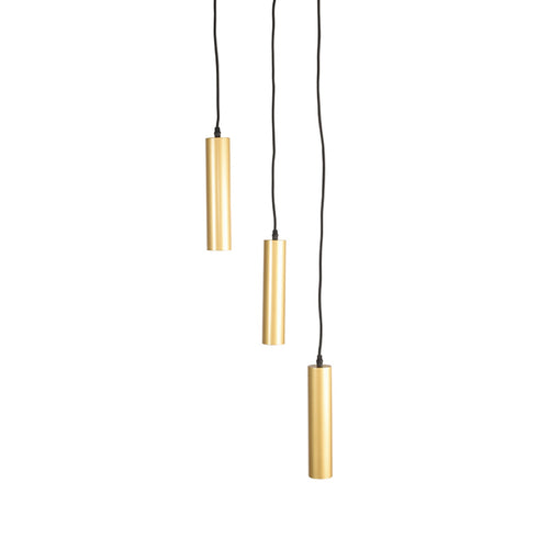 LABEL51 Hanglamp Ferroli - Goud Metaal - 30x30x143cm - vtwonen shop