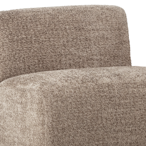 WOOOD 1-zits bank Mojo Base - Wollig - Donkerzand - 74x84x97