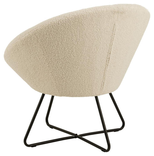 Rebellenclub Fauteuil Otta - Creme - vtwonen shop