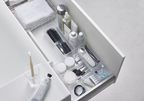 Yamazaki Stapelbare Lade Organizer - diep | smal - Tower - Wit