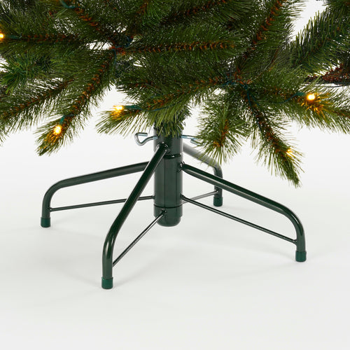 Triumph Tree Bristlecone Kunstkerstboom met LED Verlichting - H215 x Ø127 cm - Donkergroen - vtwonen shop