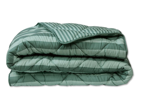Ambiante Ohana - dekbed zonder overtrek (incl. 2 kussenslopen) - 240x200 cm - Groen - all year - wasbaar