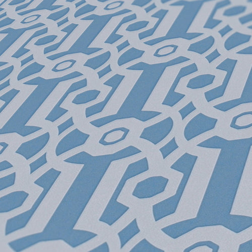 Livingwalls behang grafisch motief blauw en grijs - 53 cm x 10.05 m - AS-390622 - vtwonen shop