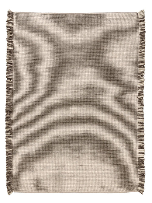 benuta wollen vloerkleed Mary - beige/bruin - 120x170 cm