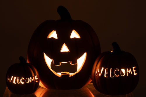 J-Line decoratie Pompoen - keramiek - karamel - vtwonen shop