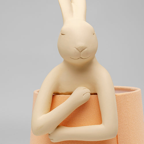 Kare Design tafellamp Animal - konijn - 50cm - beige en perzik