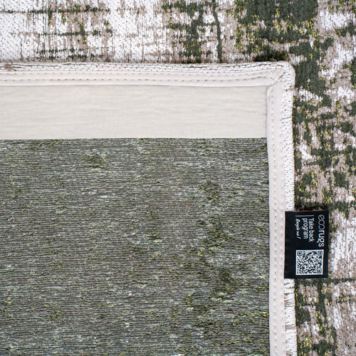 Ecorugs vloerkleed Central Green - groen - 140x140cm