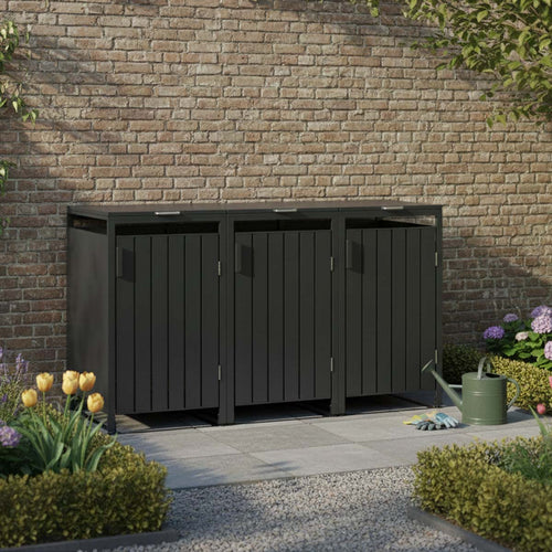 Garden Impressions containerberging Binport 204x80x118 cm - donker grijs