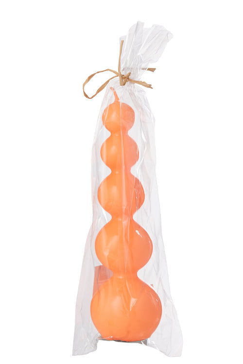 J-Line kaars Kalebas - oranje - 25U