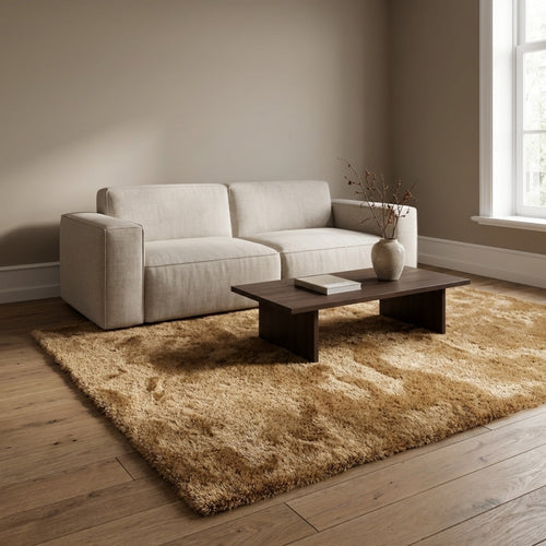 DÉJA Living Vloerkleed Luno - Goud Stof - 200x290cm