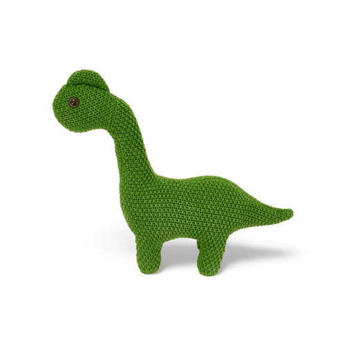 Pintado & Lacado knuffeldier Dinosaur - groente - 32 cm